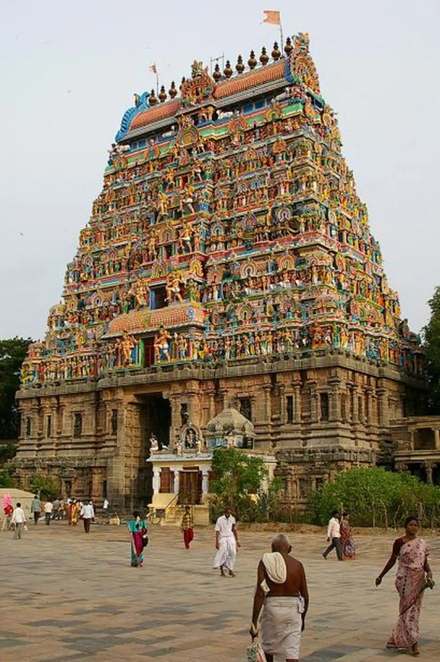 Gopuram du temple de Chidambaram